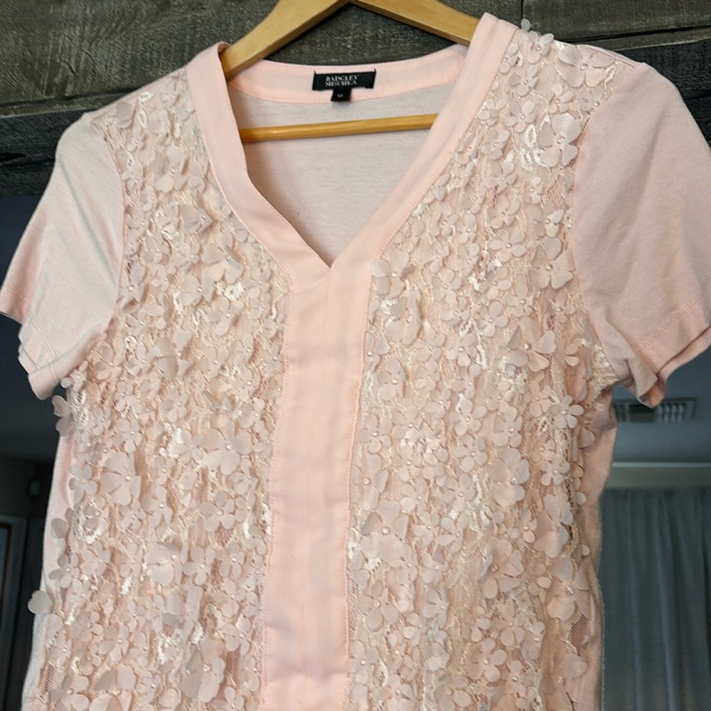 Pink Short Sleeve Top